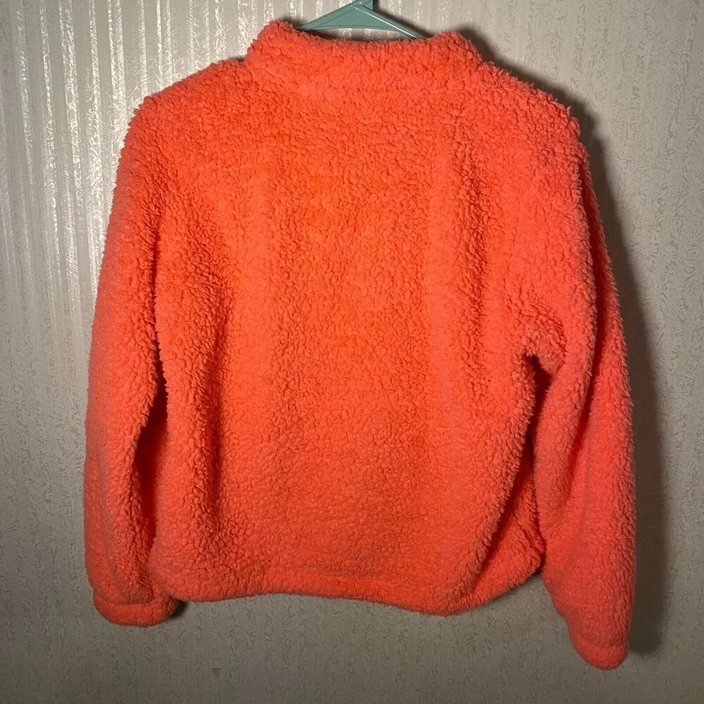 Gap Kids Fleece Sweater Girls Pink Large‎ Fuzzy Soft XXL 14-16